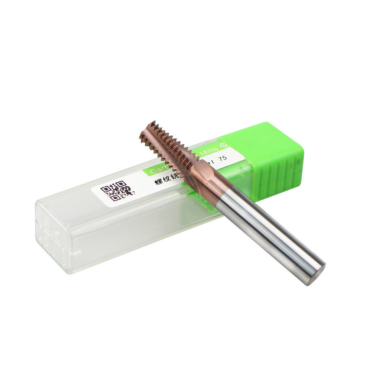 加工中心硬质合金钨钢铣刀螺纹铣刀铣牙刀公制全牙型M2-M16