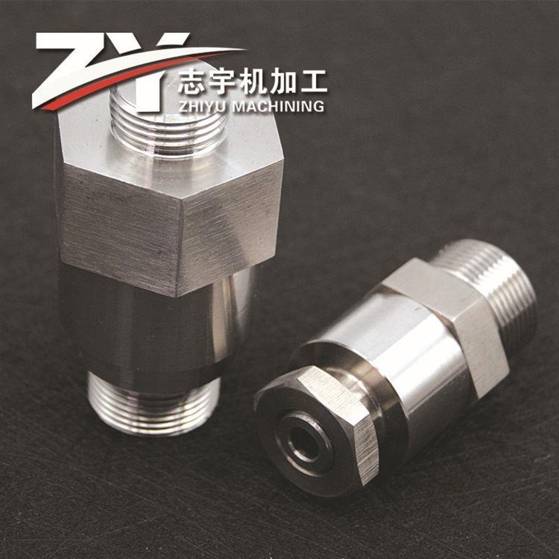 不锈钢接头非标壳体五金数控加工壳体零件机加工数控车床加工零件