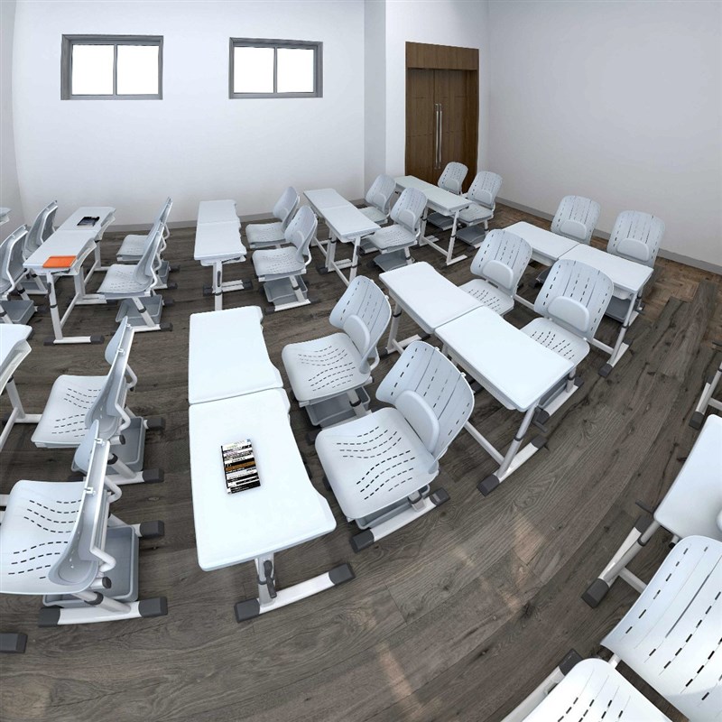 中小学生学校课桌椅可躺折叠升降午休椅多功能儿童学习桌手摇升降