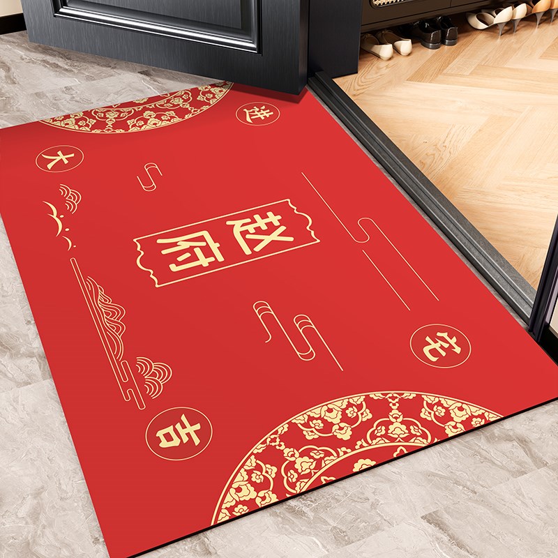 入户门地垫姓氏定制2025新款进门家用脚垫可擦免洗大门口地毯耐脏
