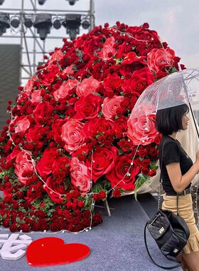 网红巨型大花束打卡摆件商业街广场花店引流雕塑售楼部拍照装饰品