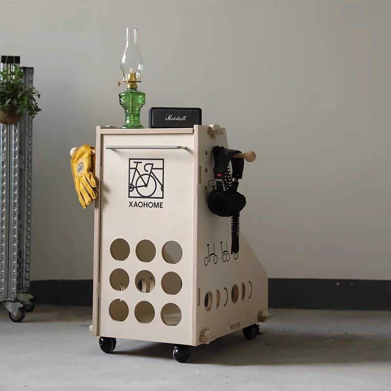 【塞尚】小布折叠车收纳柜可移动brompton收纳置物架自行车停车架