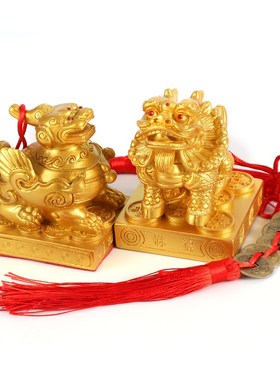 貔貅摆件一对招财家居客厅酒柜办公室桌摆设皮丘店铺开业装饰礼品