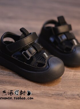 宝宝凉鞋2024夏季新款男女婴幼儿沙滩鞋软底防滑小童透气网面鞋子