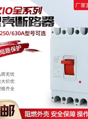 DZ10-100/160/250A/400/600A塑壳断路器63A  300A 500A 空气开关