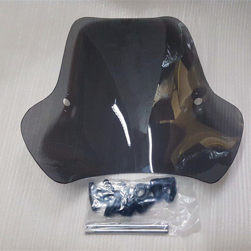 摩托车前挡风板玻璃GZ150GN250圆灯天剑王街车PC挡风玻璃风挡玻璃