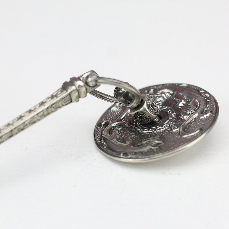 绣眼鸟笼方笼板笼手工白铜小型钩子提手挂钩白铜回纹鸟具鸟笼配件