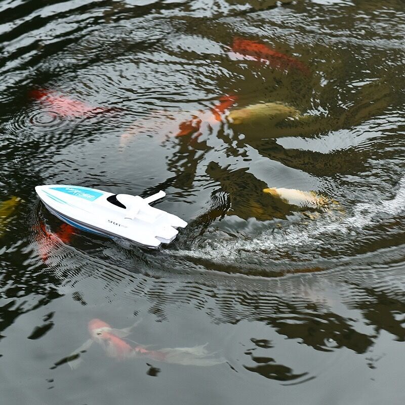 遥控船可下水充电高速快艇儿童男孩无线电动水上游艇玩具轮船模型