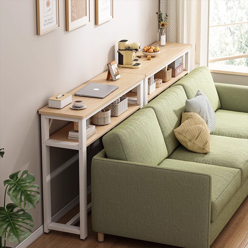 沙发后置物架靠背柜床尾床头床边夹缝柜收纳柜靠墙缝隙长条窄桌子