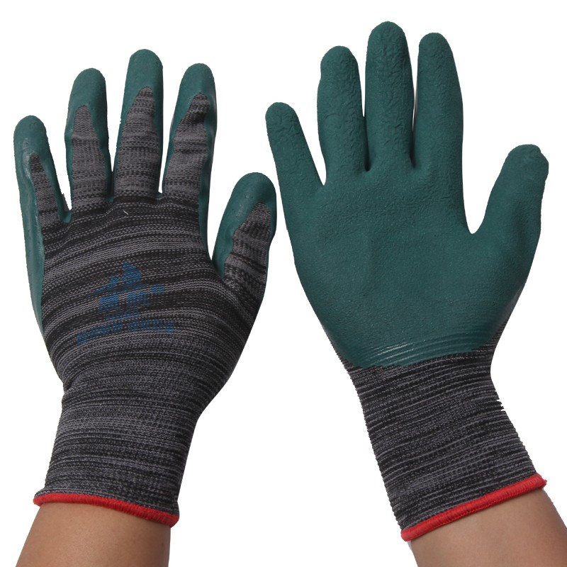 晟航橡胶耐磨手套透气防滑