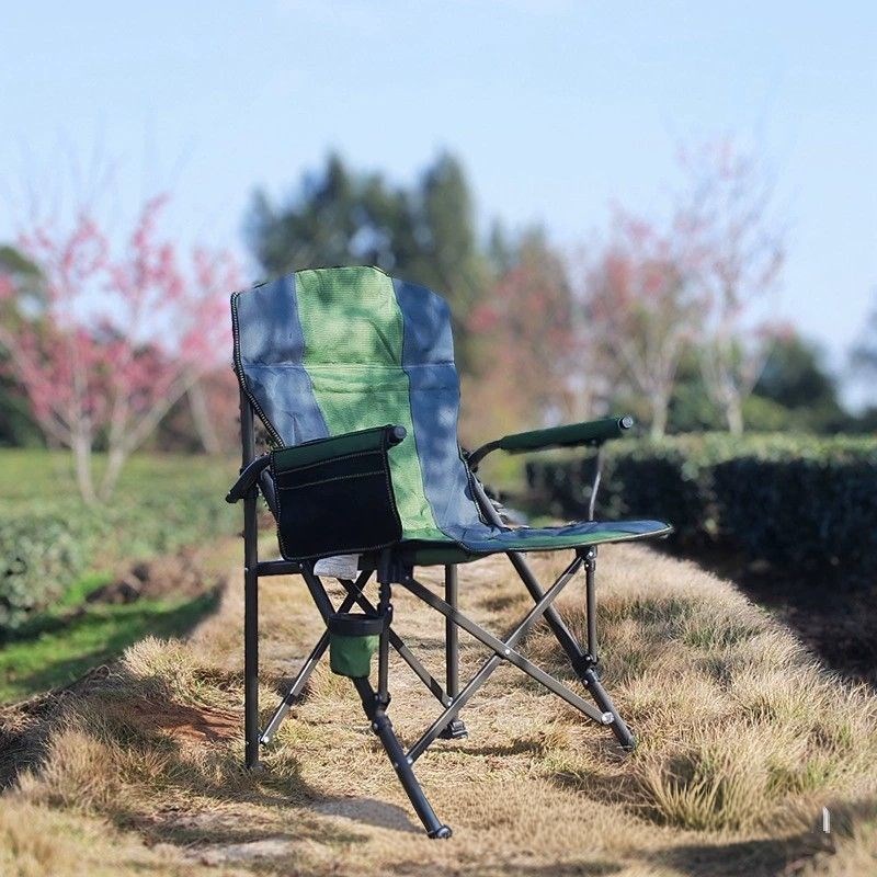 户外便携加高靠背月亮椅露营野餐折叠椅子钓鱼折叠椅家用靠背凳子