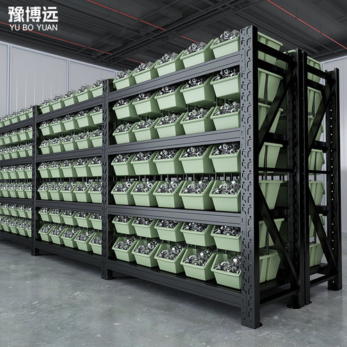 商用重型仓储架免s打孔 多层承重置物架可调层距