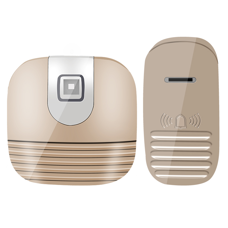 不用电池门铃无线家用超远距离一拖二拖一遥控自发电免电池呼叫器