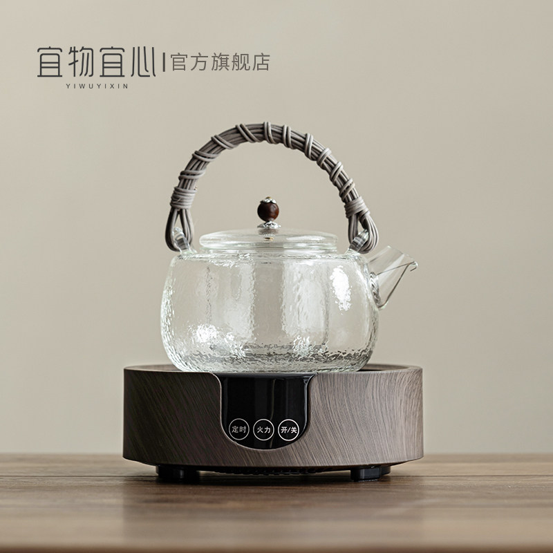 围炉煮茶壶电炉新款煮茶器玻璃茶水分离耐高温泡茶烧水沏茶花茶壶,餐饮具,茶壶,淘宝优惠券,粉丝福利购,淘宝优惠卷