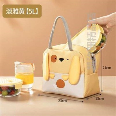 小号冬天便携式迷你带手提保温饭饭盒早餐袋铝箔!上班族加厚便当