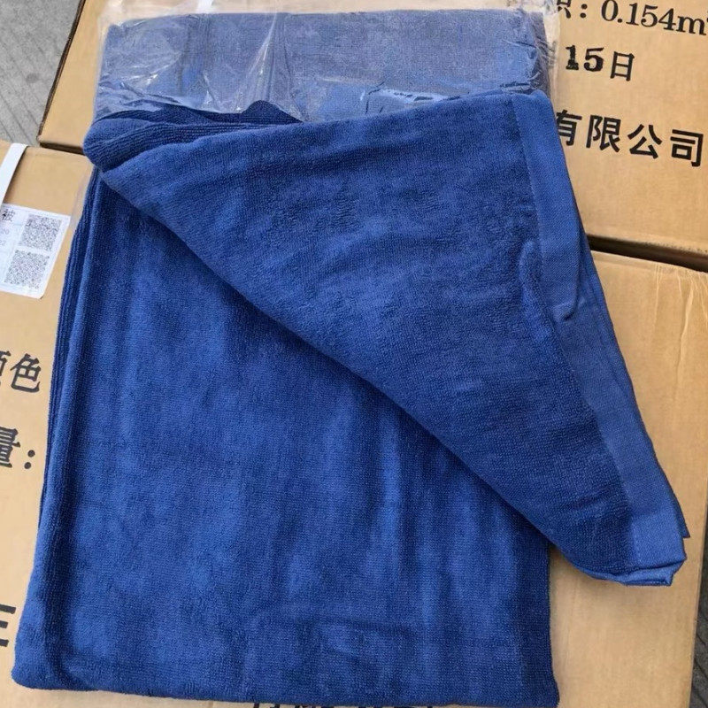新式海蓝色毛巾被毛巾毯夏季空调毯不掉色不缩水午睡毯毛巾被