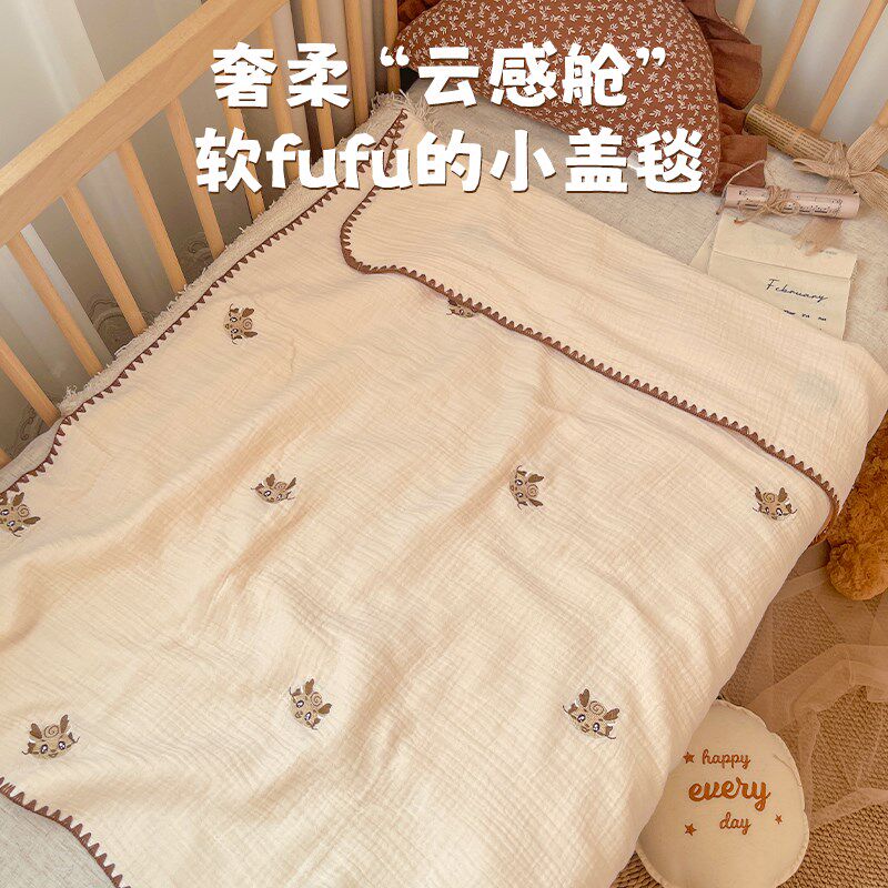 包单婴儿初生夏季薄款a类产房纱布包被襁褓巾透气新生小盖毯