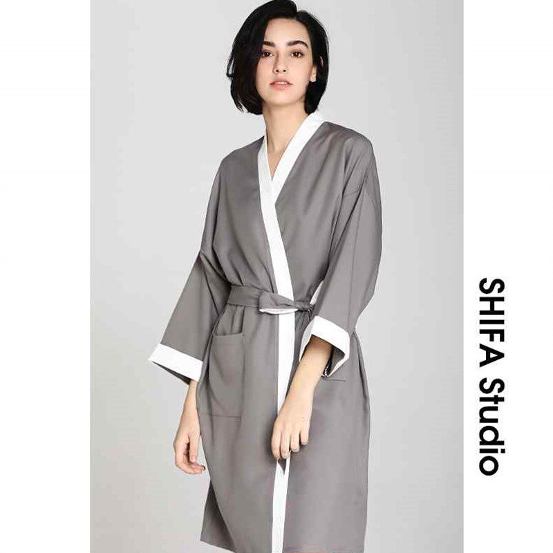 发廊理发店围布美发店客袍染发衣潮工作服剪发和服