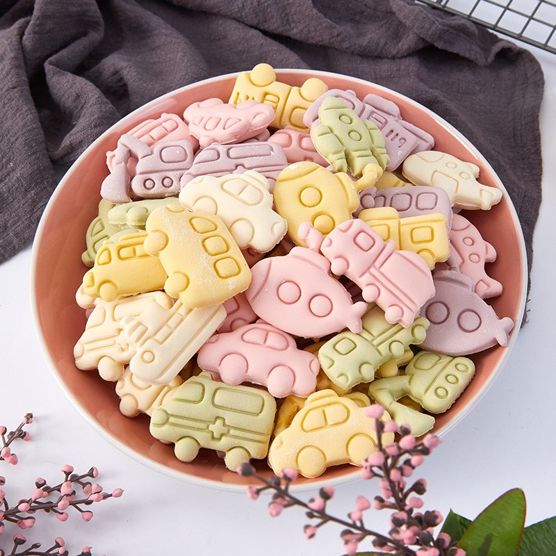 一口馒头儿童卡通汽车机械工程交通馒头模具宝宝辅食烘焙DIY定制