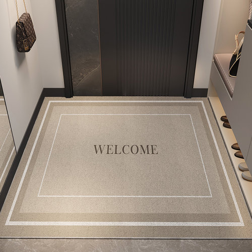 高品质地垫入户门垫高级感家用进门口耐脏防滑脚垫子玄关免洗地毯