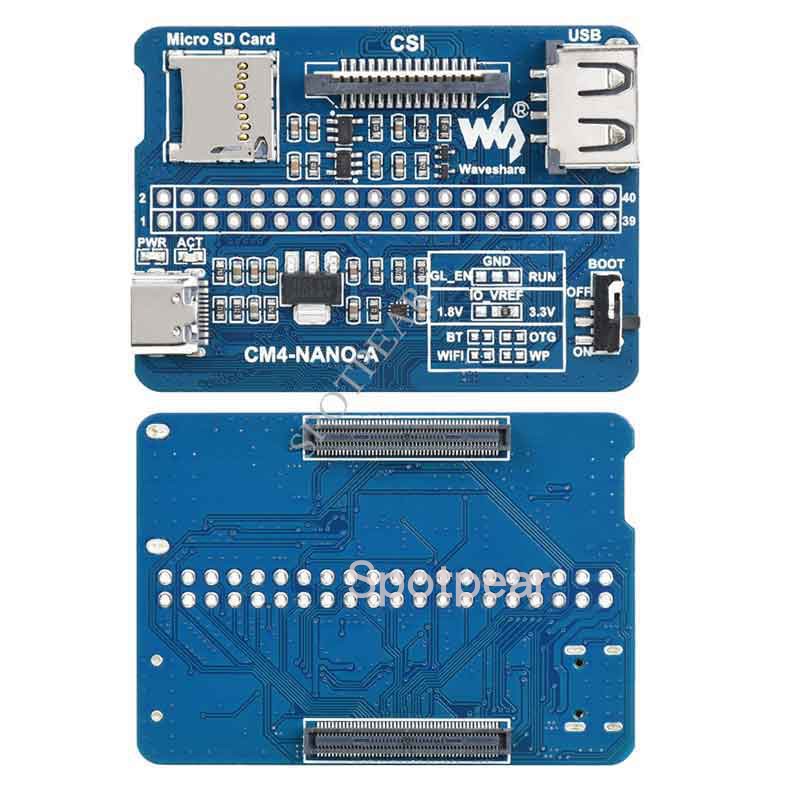 树莓派CM4扩展板 计算模块底板 超迷你 与CM4核心板大小一致