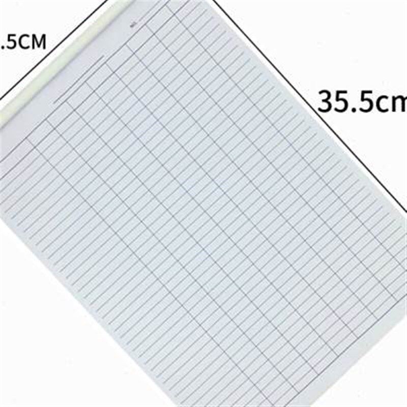 B4集计用纸横式竖式36页财务记账本出入库N登记本盘点表考勤本表