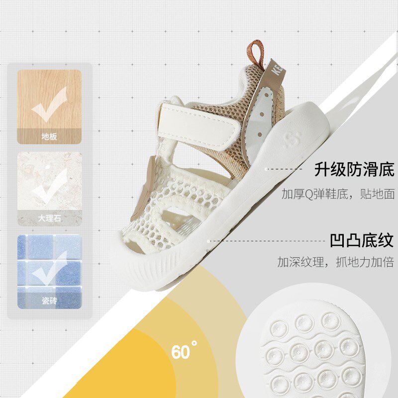 男宝宝凉鞋夏款包头婴儿软底0一1-2岁10个月12夏季婴幼儿学步鞋子