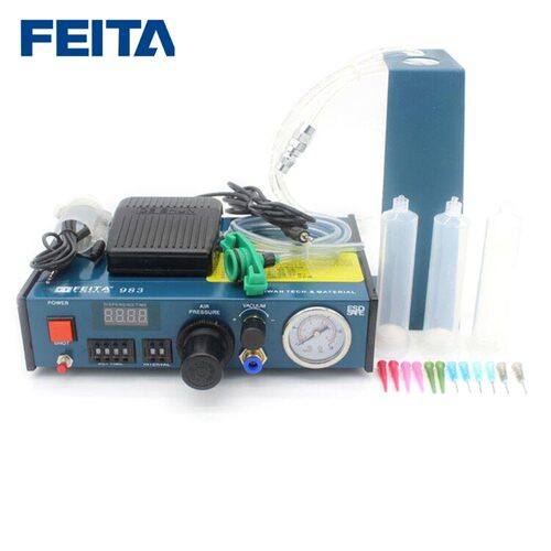 FEITA 98j3点胶机全自动点胶设备手动脚踏出胶双重控制点胶系统