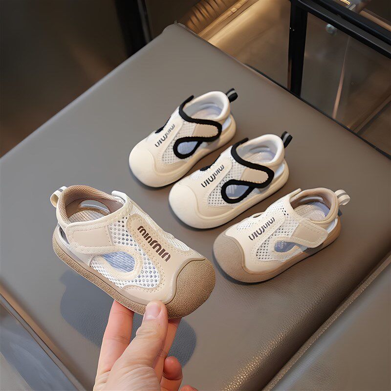 小童软底网面透气夏m鞋1到3岁男宝宝夏天学步鞋子女婴幼儿轻便凉