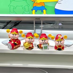饰品办公室汽车小摆件喜庆小礼品 桌面摆件财神爷小神仙桌面家用装