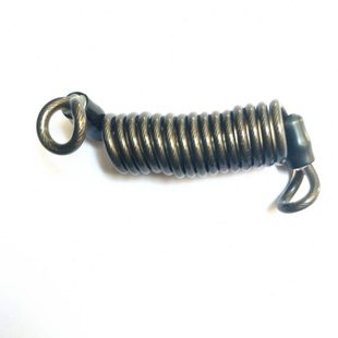 加粗弹簧钢丝绳工具头盔防丢手绳行李箱包婴儿车防盗钢丝钥匙挂绳