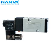 电磁阀 南阀4M310 二位五通换向电磁阀 板式 4M310