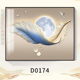 2025电表箱装饰画定制遮挡表盒装饰改造壁画理髲店墙壁电表简约媒