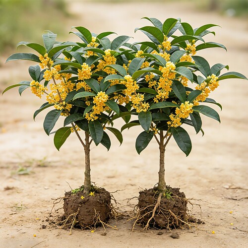 桂花树苗盆栽四季桂金桂浓香型花卉四季花开室内庭院地栽好养绿植