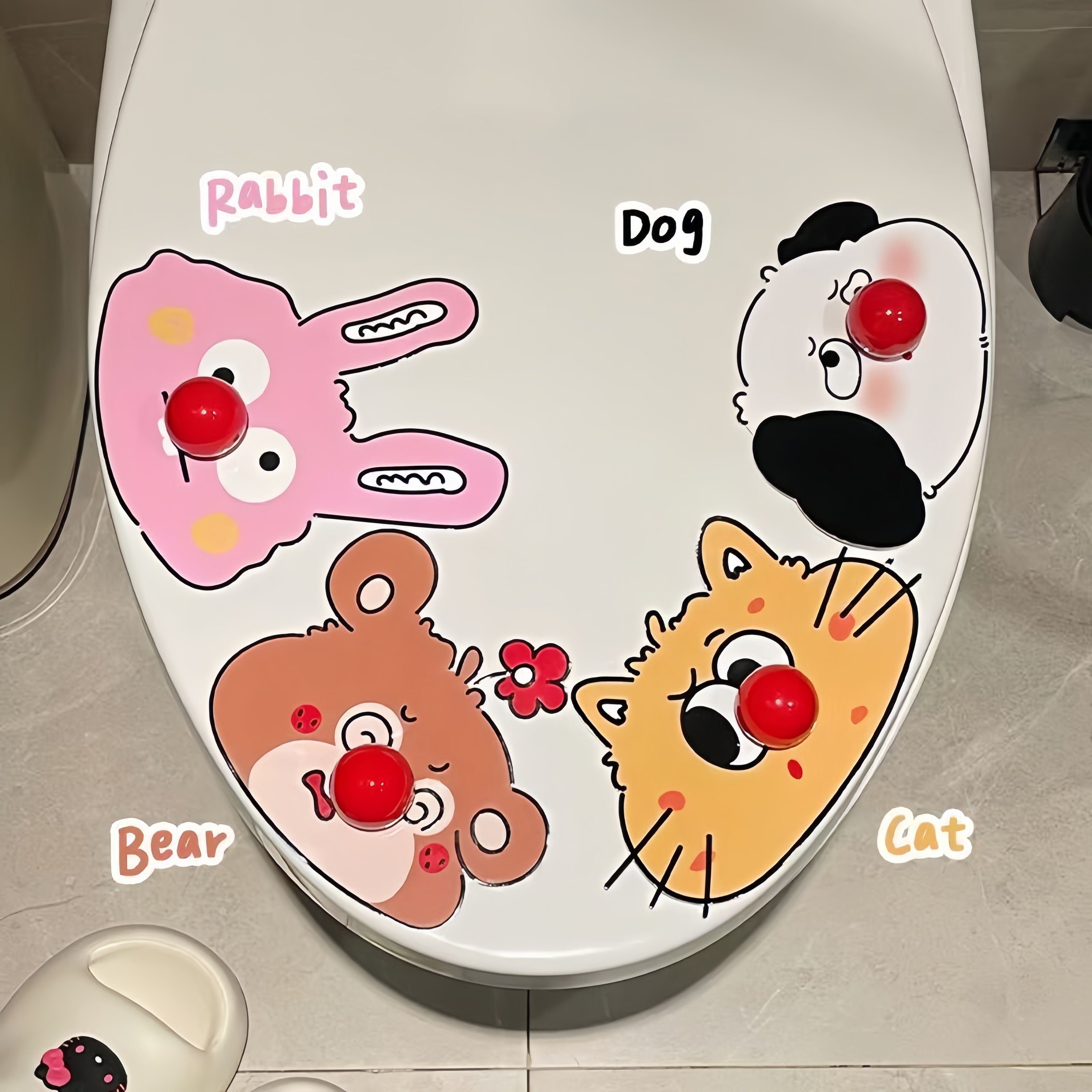 超可爱的马桶提盖器，太可爱了！