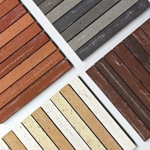 佳纷陶瓷红砖切片复古马赛克日式韩式寿司烤肉连锁店墙面背景墙砖