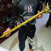 黄铜龙头杵纯铜居家摆件摆饰装 饰品利家客厅书房摆设龙头杖