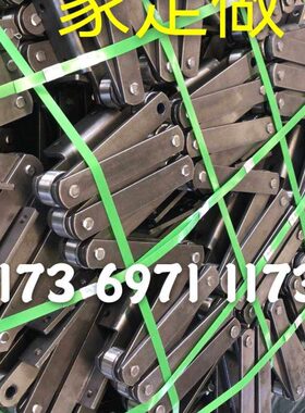 双节距输送弯板链条C2082P125P150 P100P200大弯板链板线链条链轮