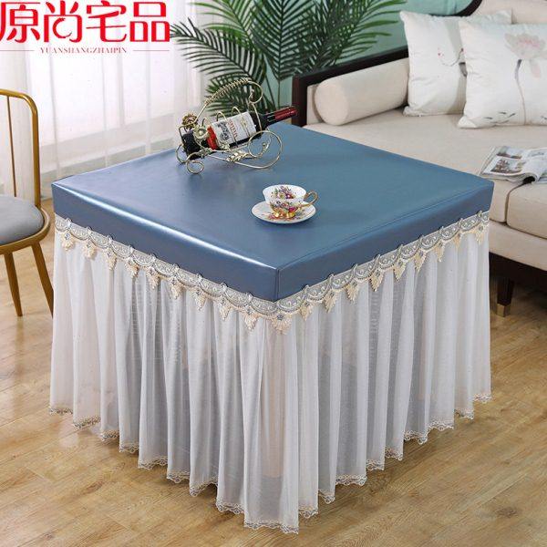 烤火桌罩套薄款茶几桌布罩套正方形防水防油电炉罩取暖桌罩防尘罩,居家布艺,微波炉罩,淘宝优惠券,粉丝福利购,淘宝优惠卷