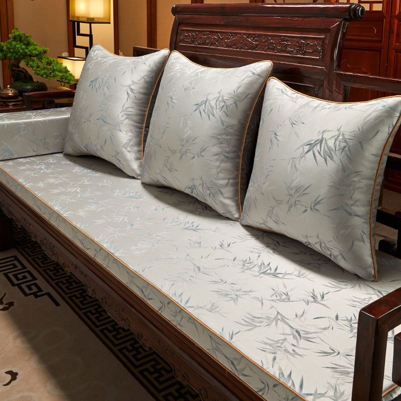 实木沙发垫红木家具坐垫套罩新中式实木罗汉床T加厚防滑垫子定制