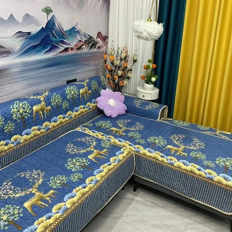 【59四件套】沙发垫四季通用防滑沙发垫H轻奢分可水洗通用30373