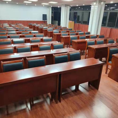 厂家直供双人会议室桌条形桌培训桌会议桌椅组合油漆长条桌三人位