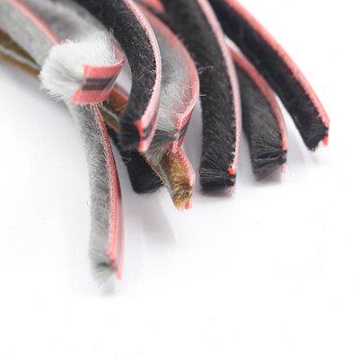 穿式门窗密封毛条卡槽门缝挡光条防尘条堵门缝密封条非背胶整卷装