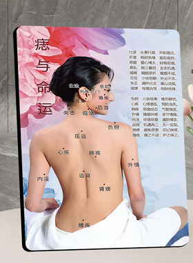 痣与命运科普美容院店内展示桌面摆件项目宣传