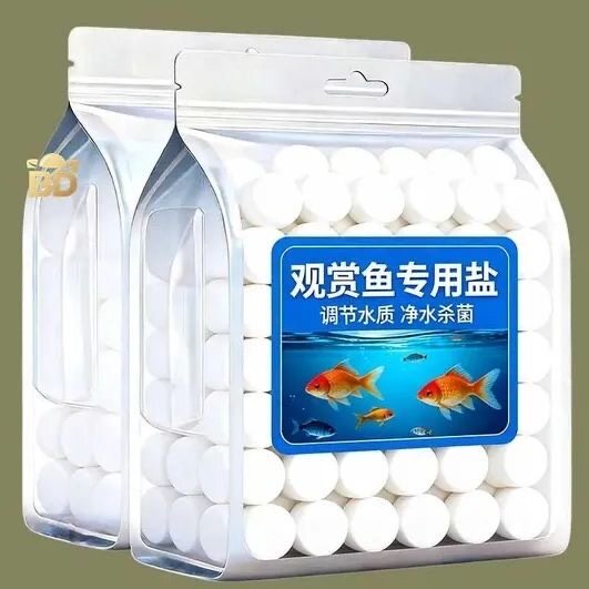 观赏鱼专用盐水族盐鱼缸杀菌盐软化净水养鱼用盐海盐宠物调节水质
