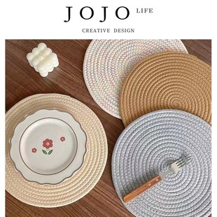 笃实 JOJO PD.Solid.隔热垫家用西餐垫防烫茶杯垫圆形