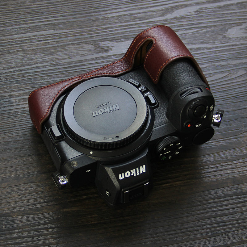 适用尼康Z5相机套Nikon z5皮套底座z6二代 Z7ii Z50相机包保护套