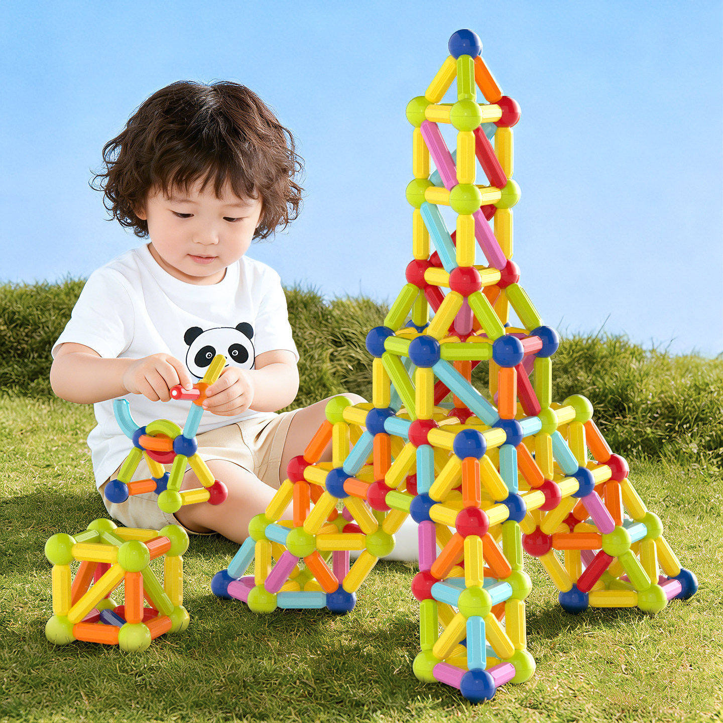 百变磁力棒儿童积木拼装2岁宝宝3男女孩小礼物磁铁大颗粒益智玩具,玩具/童车/益智/积木/模型,磁力片/磁性棒/磁性积木,淘宝优惠券,粉丝福利购,淘宝优惠卷