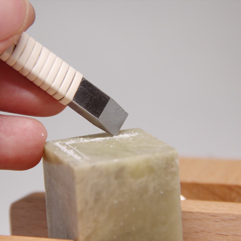 西泠吴昌硕一体白钢篆刻刀30°刀角3/6/8mm单只盒装初学工具套装