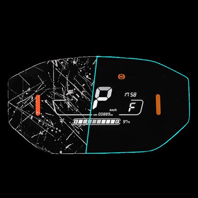 适用九号F30C FMIX仪表膜客厅灯尾灯隐形车罩保护膜贴纸改装件配